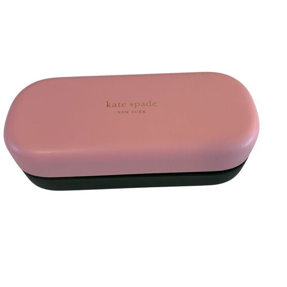 Kate Spade Hard Eye/Sun Glass Case in Lt/Pink & Dk Green. - Picture 4 of 9